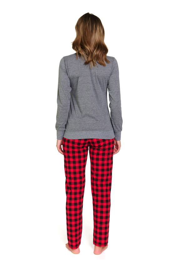 Pijama de señora 7343 Gris oscuro Doctor Nap - 100% algodón