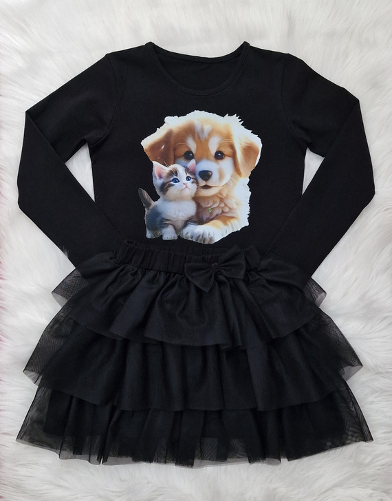 Friends Blusa infantil Bambarillo negro- jersey | Comodidad y estilo