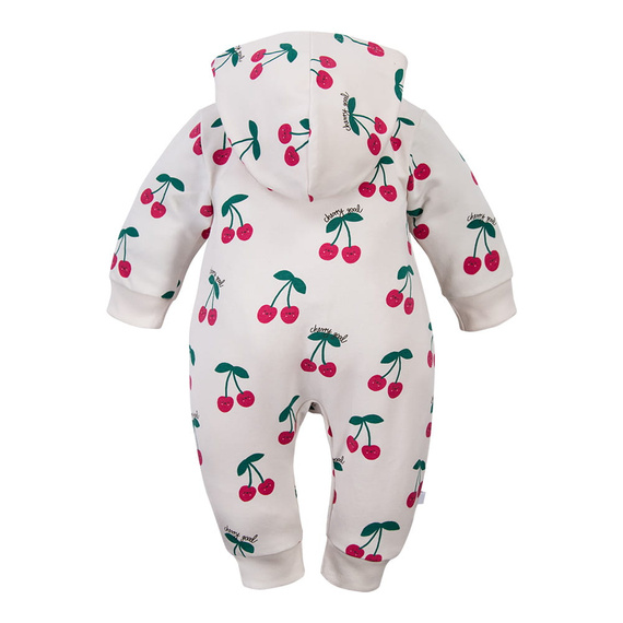 Pelele bebé Eevi ecru 100% algodón sin pies cómodo