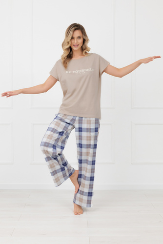 Pijama mujer Rima Italian Fashion 100% algodón pantalón largo