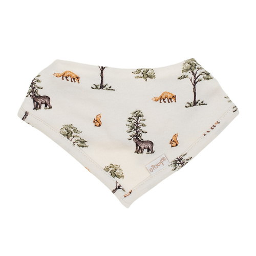 218076 Bufanda bebé Oso Yogui Nicol - algodón, estampado bosque