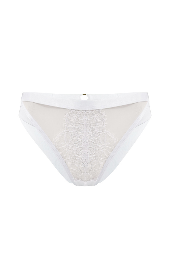 Mediolano Pure 19260 bragas brasileñas blancas de encaje para mujer elegantes