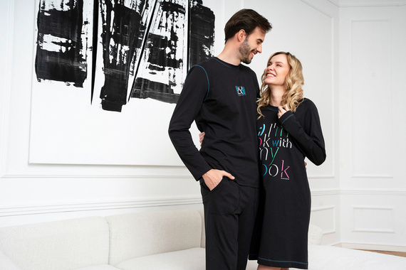 Camisón Olza Moda Italiana - negro