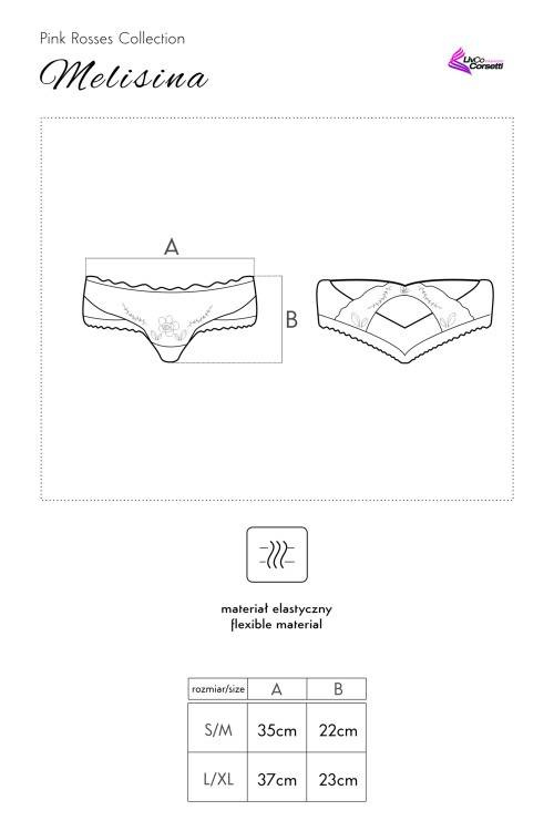 Melisina LC 90432 LivCo Corsetti Fashion bragas para mujer - burdeos