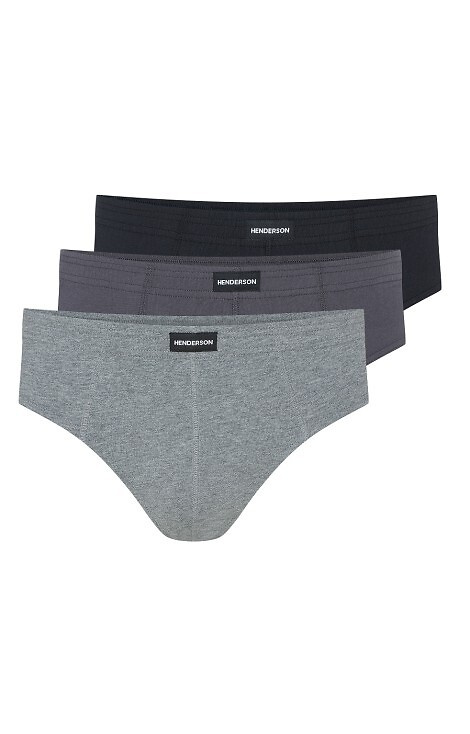 1446 K672 Slip Henderson de algodón para hombre, 3 unidades por caja