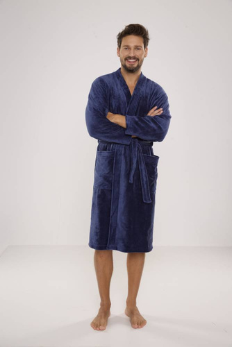 391 Albornoz de hombre Hugo De lafense - denim