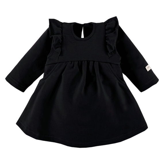 Vestido niña Eevi Simply Comfy negro 100% algodón