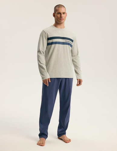 Henderson Core 45500 Flank Verde Pijama Hombre 100% Algodón Largo