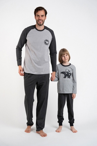 Morten Pijama de niño Moda italiana melange/c.melange