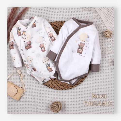 Body Nini Balloon Friends 100% algodón orgánico, fabricado en Polonia