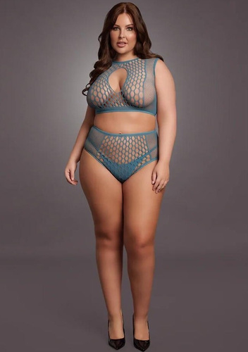 Komplet DES027 Le Désir conjunto sensual plus size de malla