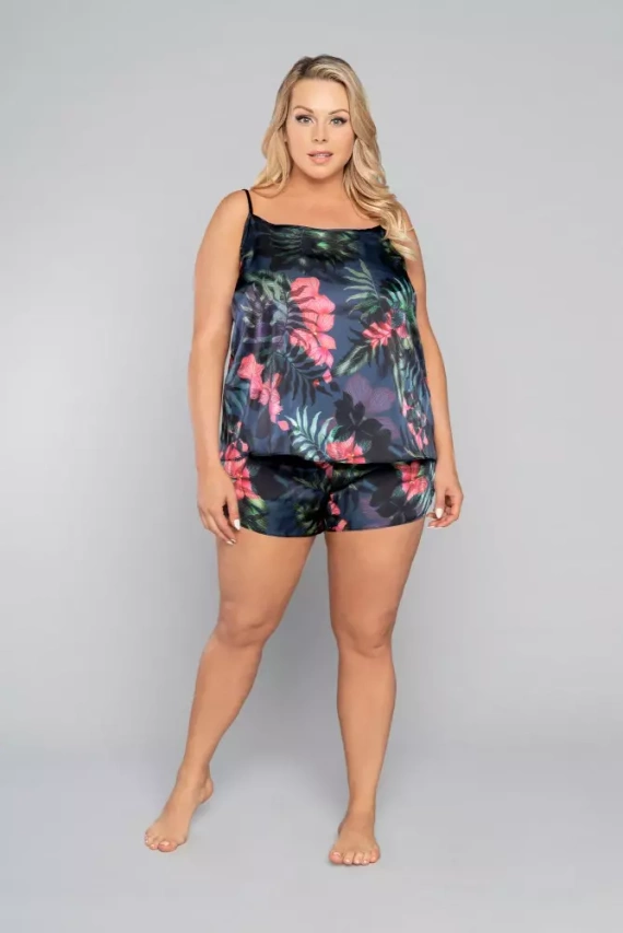 Amazonia Pijama slim-fit de mujer, short Moda Italiana - estampado