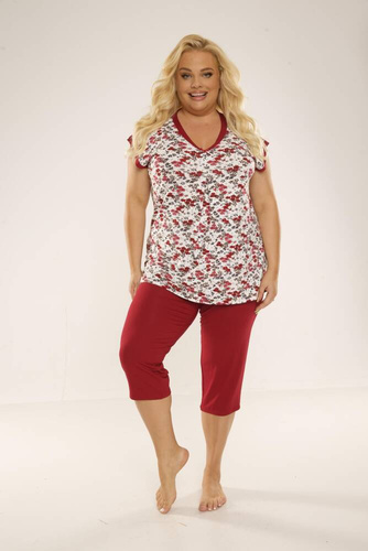 489/491 Pijama Mia Mujer Tallas Grandes Forex - rojo