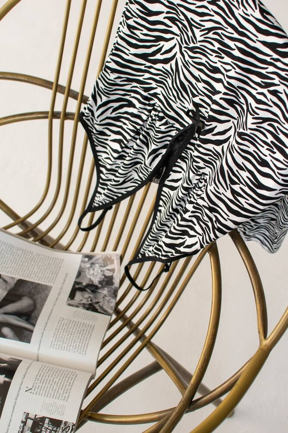 746 Camisón Savannah De Lafense - blanco-negro