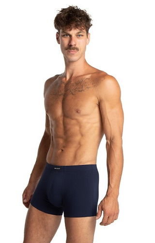 M-1070 Calzoncillos bóxer para hombre Lama - algodón, 3 unidades, azul marino/azul/grafito