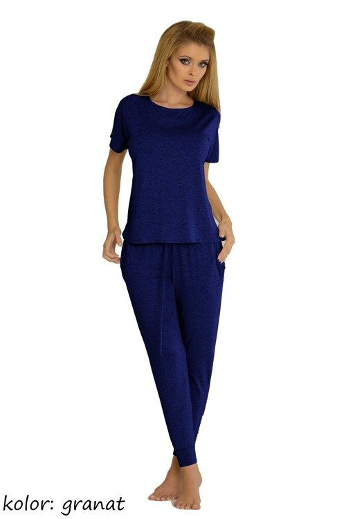 524 Paula Pijama de mujer De Lafense - azul marino