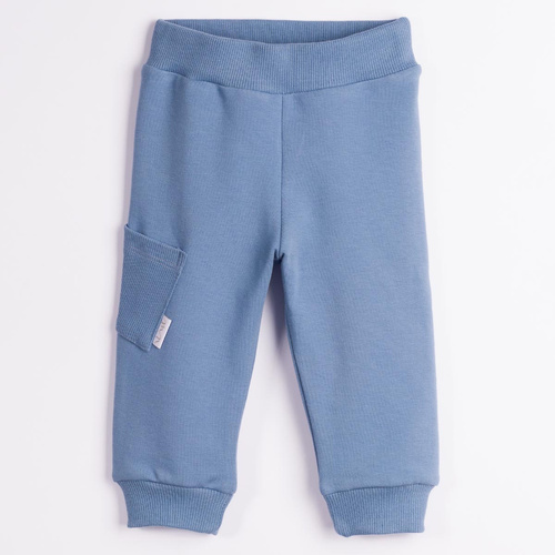 228276 Nicol FARMA Pantalones deportivos para niño azules con bolsillo algodón