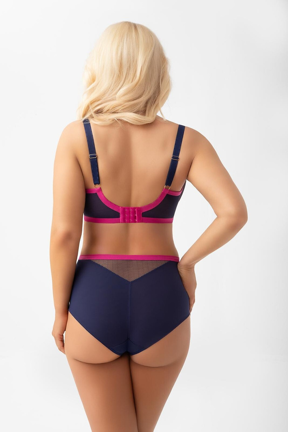 Gorsenia G022 Savina Sujetador Soft para pecho grande con bordado y fuerte levantamiento
