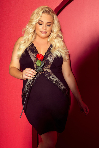 879 Camisón Agnes Forex - negro