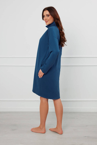 Grafi Bata de mujer con cremallera Moda Italiana - denim