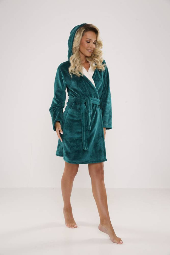 627 Soraya Bata corta de mujer Forex - verde / crudo