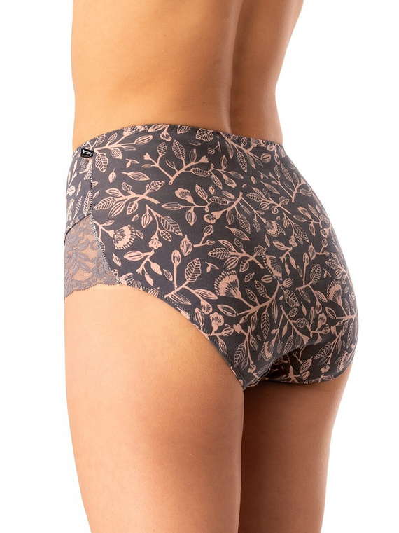 Braga de mujer Key LPF 545 gris - algodón, cómoda, 2 unidades por paquete