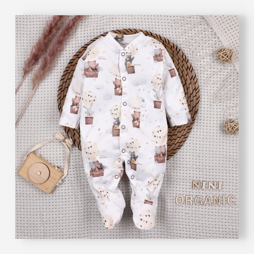 Pelele Nini 100% Balloon Friends algodón orgánico para recién nacido