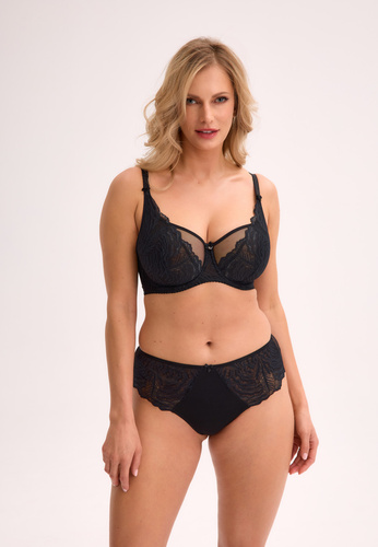 BS 1229 Jessia Soft-Balconette Sujetador Gaia - suave, sensual, con encaje negro