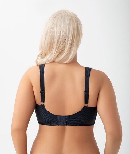 Sujetador suave con aros K 973 Nela Gorsenia azul marino - sujetador cómodo para busto voluminoso