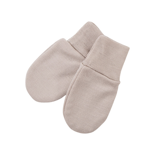 Guantes de merino para bebé Eevi - beige, antiarañazos