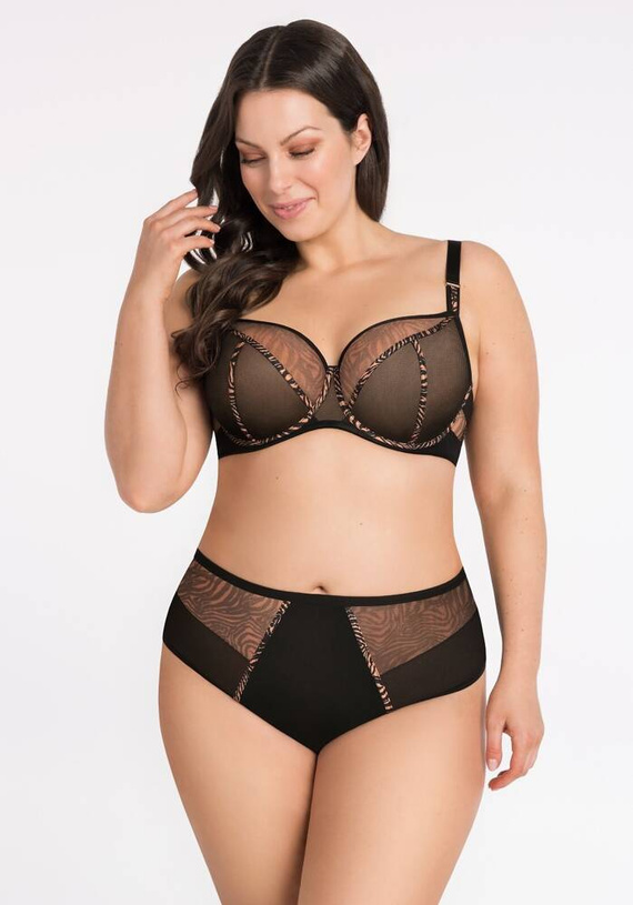 K 880 Gisel Braga de mujer Gorsenia negra