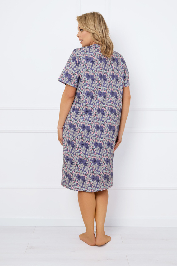 Camisón Bonaria, manga corta Moda Italiana - estampado