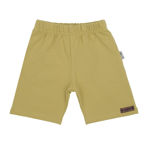169518 Pantalón corto para niños Nicol - unisex, algodón con elastano, cómodo, fabricación polaca - verde lima
