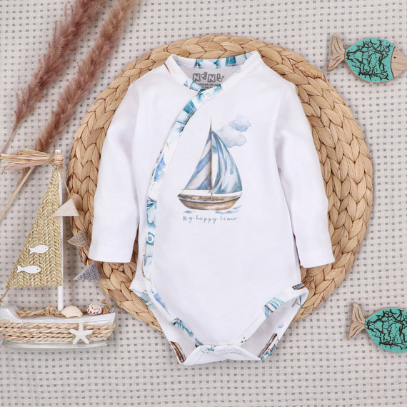 NINI ABK-0051/ZAG Ship conjunto para bebé de 4 piezas 100% algodón orgánico
