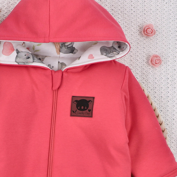 Mono bebé Nini Organic Sweet Koala– acolchado, 100% algodón bio