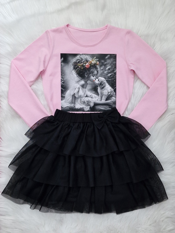 Kiss Baby blusa Bambarillo jersey rosa | Comodidad y estilo