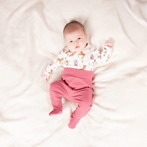 216010 Semi-cama para bebé Lala Nicol - algodón acanalado con elastano