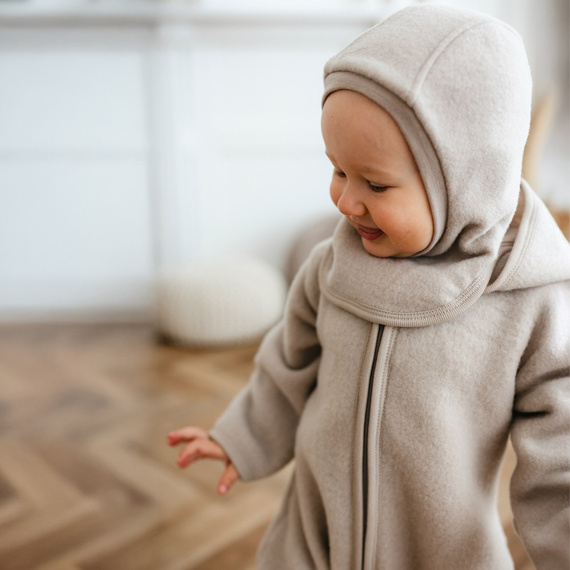 Pasamontañas infantil Merino Eevi - polar y lana merino, cálido y transpirable