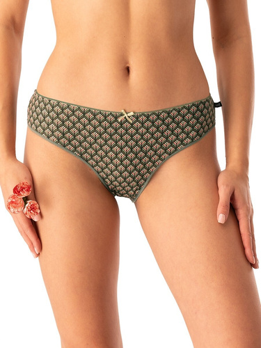 Braga de mujer LPR 737 Key verde - algodón, paquete de 2 en caja, cómoda y clásica