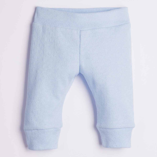 224050 Nicol Pantalones para Bebé Azules 100% Algodón Calado