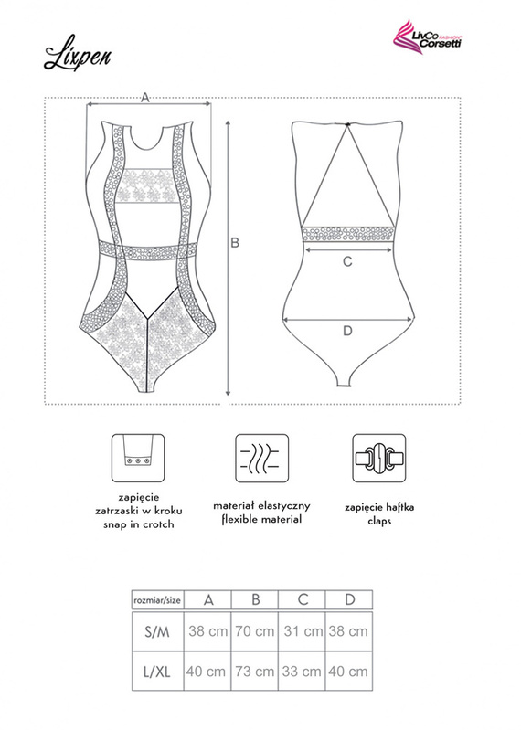 Lixpen LC 90612 Body mujer LivCo Corsetti Moda