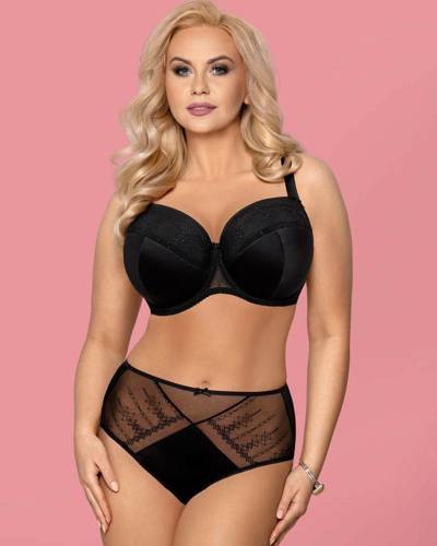 VB-430 Sujetador acolchado Vena negro