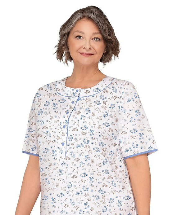 Camisón Martel Basia I 263 algodón suave cómodo con botones