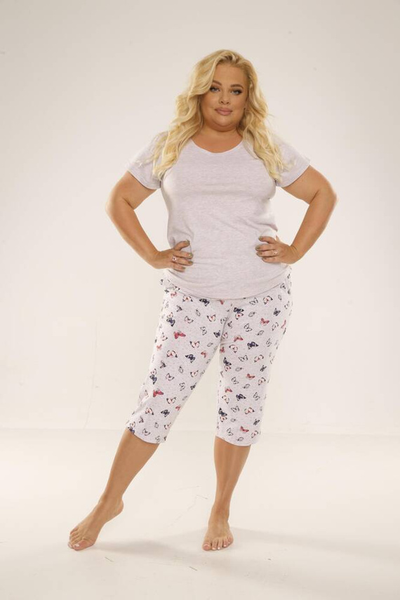 483 Mariposa Forex Pijama de mujer - beige melange