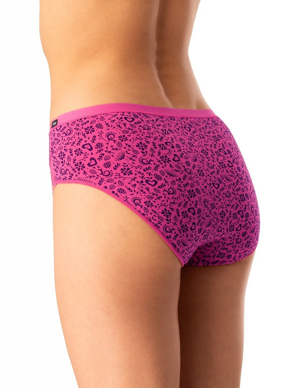 Braga de mujer Key LPC 760 rosa azul marino - algodón, cómoda, lote de 2 piezas