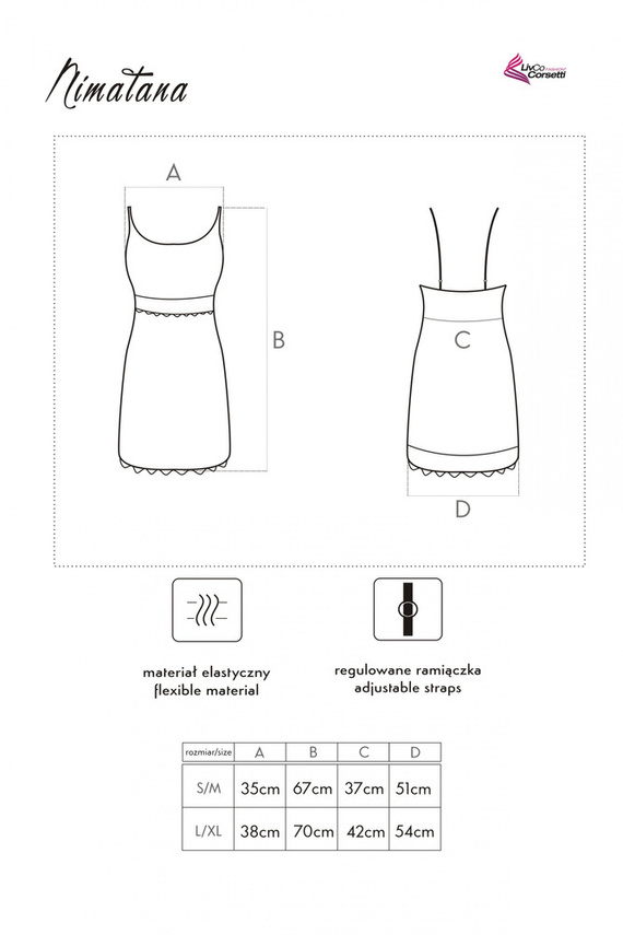 Nimatana LC 90498 Camisa mujer LivCo Corsetti Moda