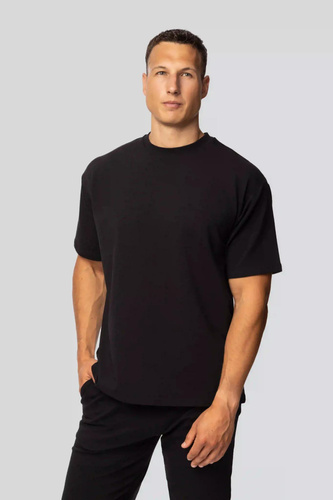 Camisa casual de hombre de algodón negro - corte clásico, flexibilidad y comodidad