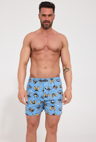 Boxers Hombre Cornette Classic 001/193 Bats Jeans 100% Algodón Corte Holgado