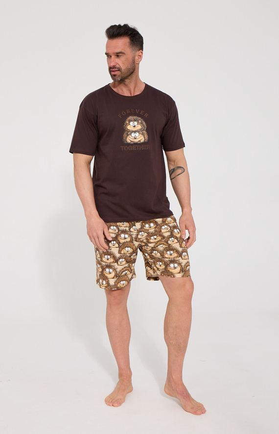 Pijama masculina Cornette Forever 326/327 100% algodón conjunto para pareja