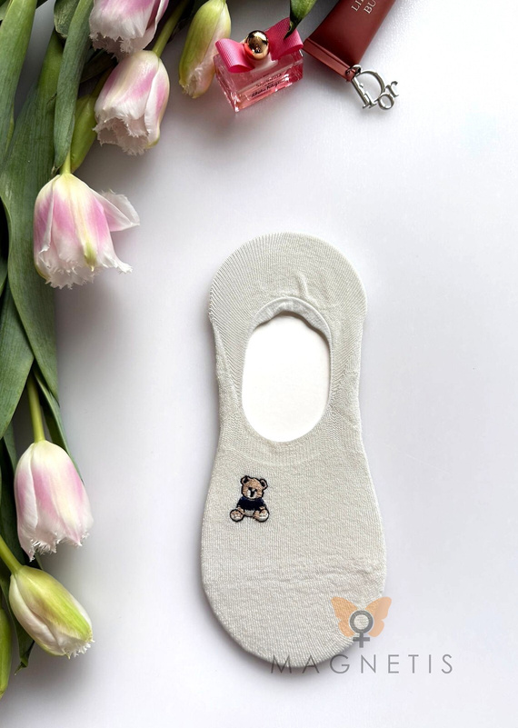 Magnetis YN-251132 – calcetines invisibles mujer viscosa con silicona